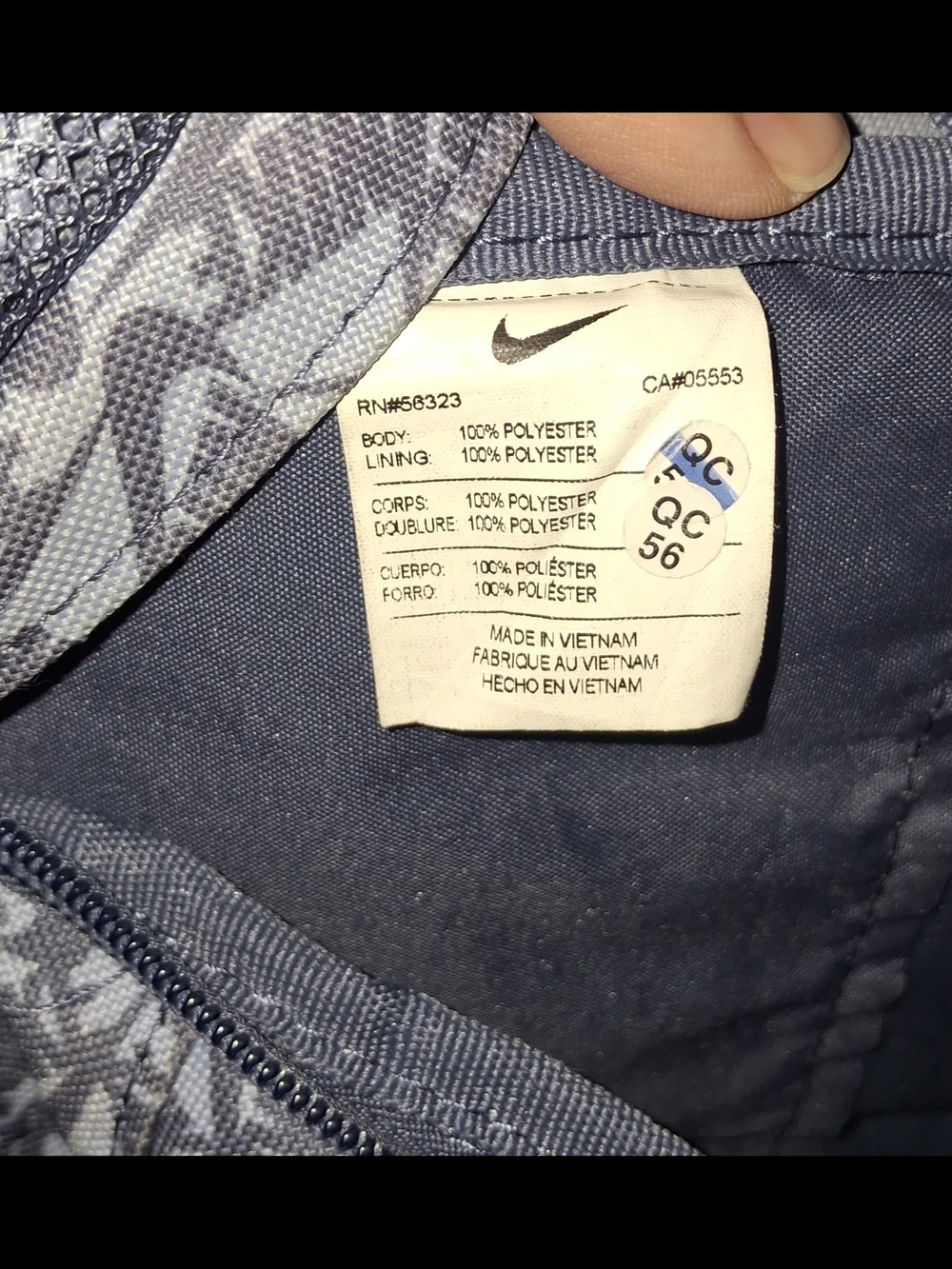 Nike Navy and White Logo Men's Backpack